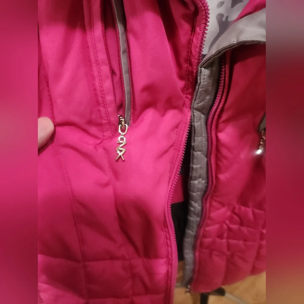 Pink and White FX Winter Jacket Women's Size M - Picture 9 of 12